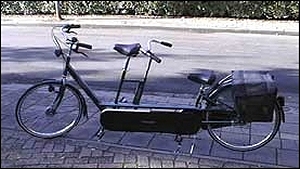 tandem voor een volwassene en een kind
